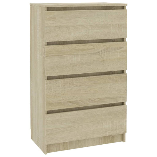 Sideboard Sonoma-Eiche 60x35x98,5 cm Holzwerkstoff