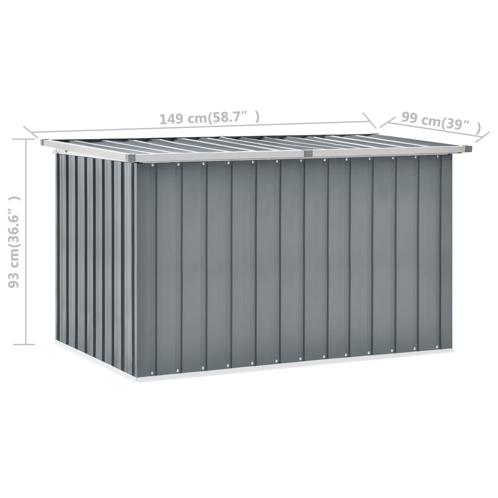 Gartenbox Grau 149x99x93 cm