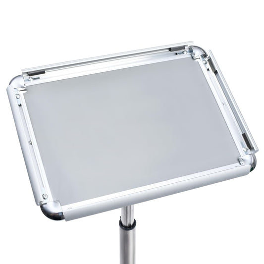 A4-Plakatständer Silbern Aluminiumlegierung