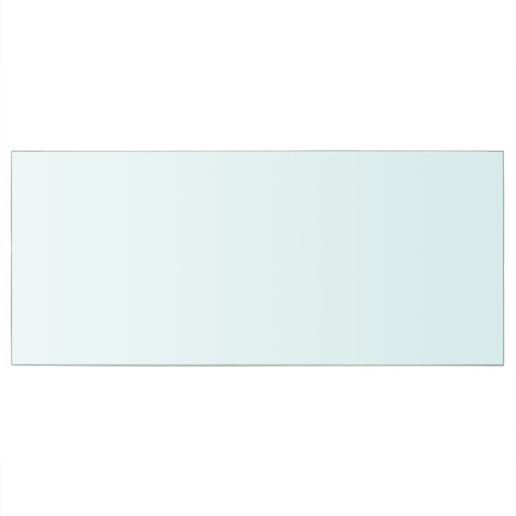 Regalböden 2 Stk. Glas Transparent 50x25 cm