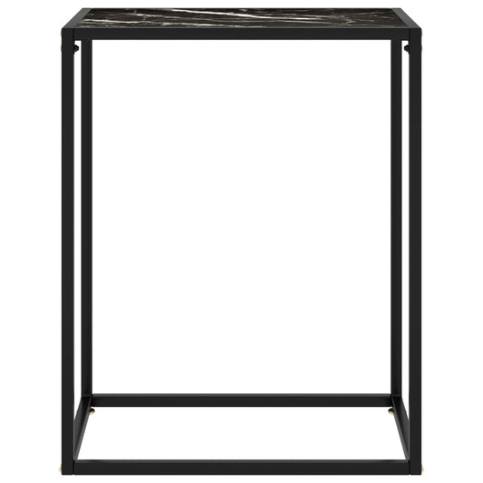 Konsolentisch Schwarz 60x35x75 cm Hartglas