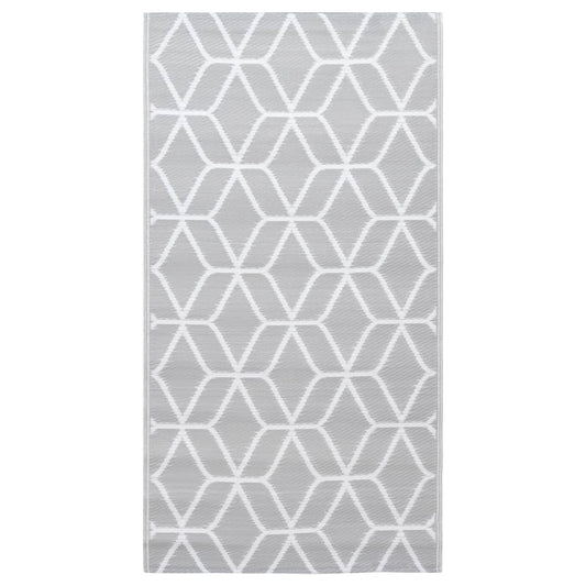 Outdoor-Teppich ARAKIL Grau 160x230 cm PP