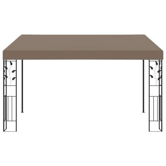 Wand-Pavillon 4x3x2,5 m Taupe