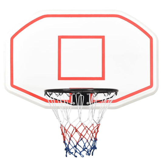 Basketballkorb Weiß 109x71x3 cm Polyethylen