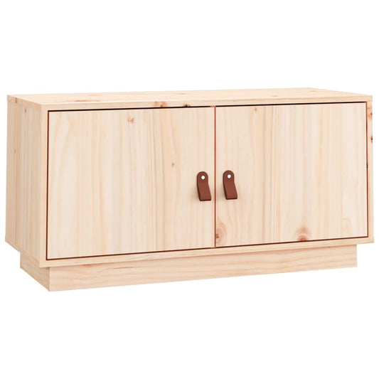 TV-Schrank 80x34x40 cm Massivholz Kiefer