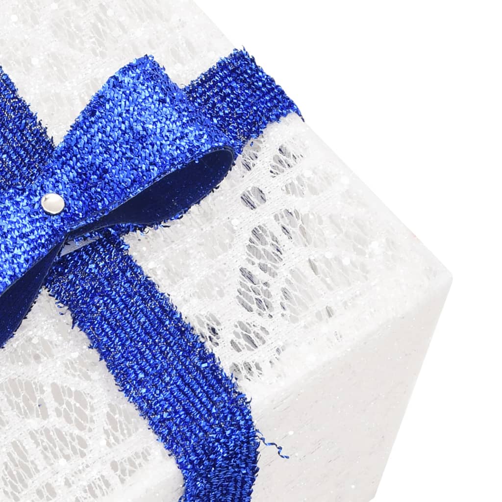 Beleuchtete Geschenkboxen 3 Stk. 64 LEDs Warmweiß