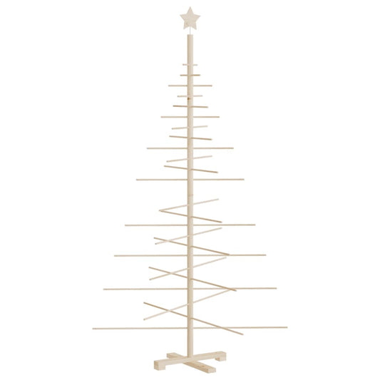 Weihnachtsbaum Holz zum Schmücken 180 cm Massivholz Kiefer