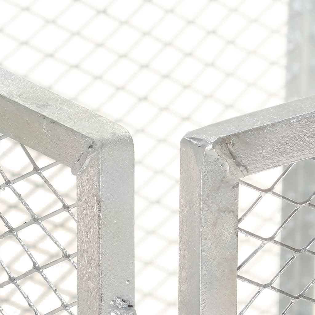 Gartenkomposter 85x85x70 cm Verzinktes Eisen