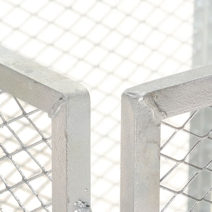 Gartenkomposter 85x85x70 cm Verzinktes Eisen