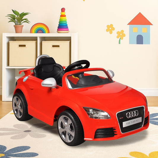 Aufsitzauto für Kinder Audi TT RS mit Fernsteuerung Rot