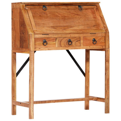 Schreibtisch 90×40×107 cm Massivholz Akazie