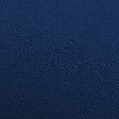 Hocker Blau und Golden Samt 28 x 36 cm