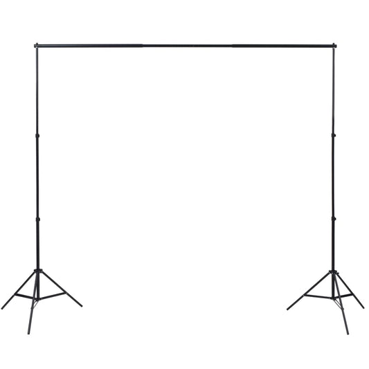 Fotostudio Set 3 Baumwolle-Hintergründe Rahmen verstellbar 3x6m
