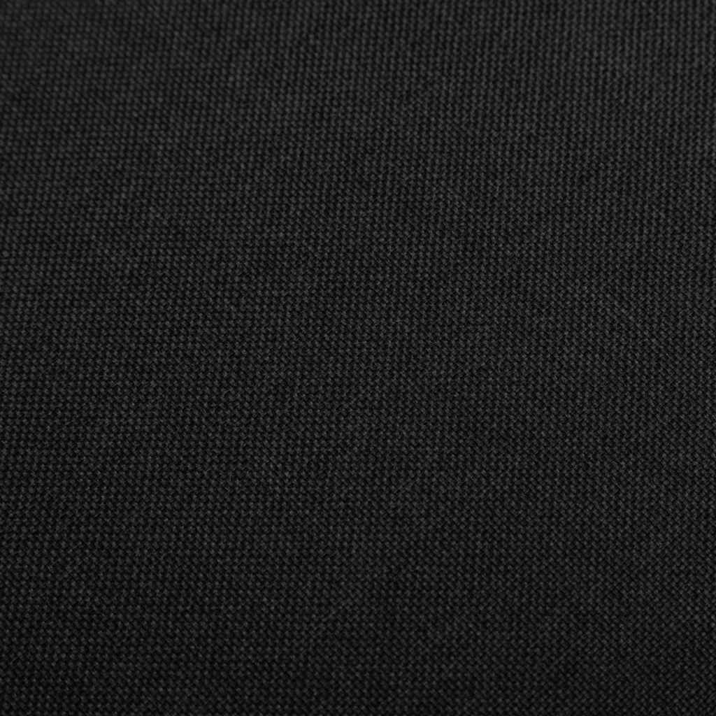 Barhocker 2 Stk. Schwarz Stoff