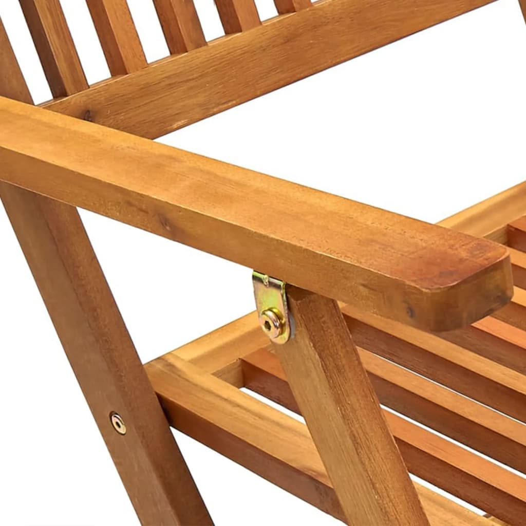 5-tlg. Garten-Essgruppe Klappbar Massivholz Akazie