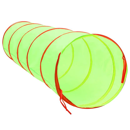 Spieltunnel mit 250 Bällen Grün 175 cm Polyester