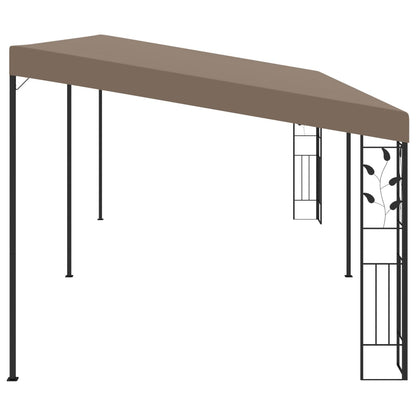 Wand-Pavillon 6x3x2,5 m Taupe