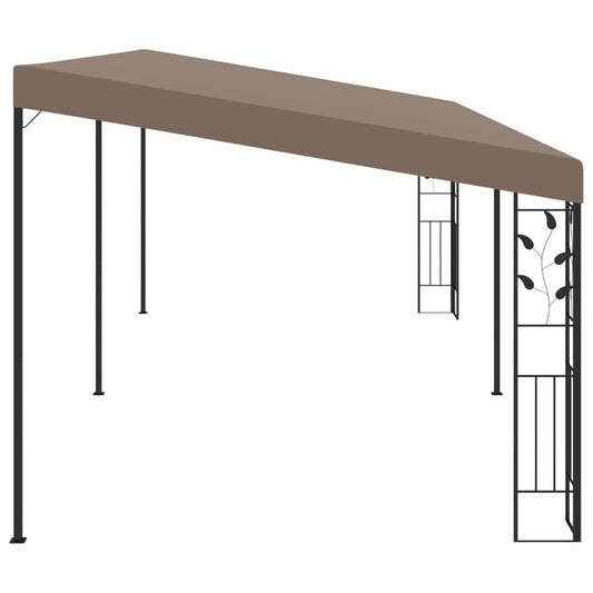Wand-Pavillon 6x3x2,5 m Taupe