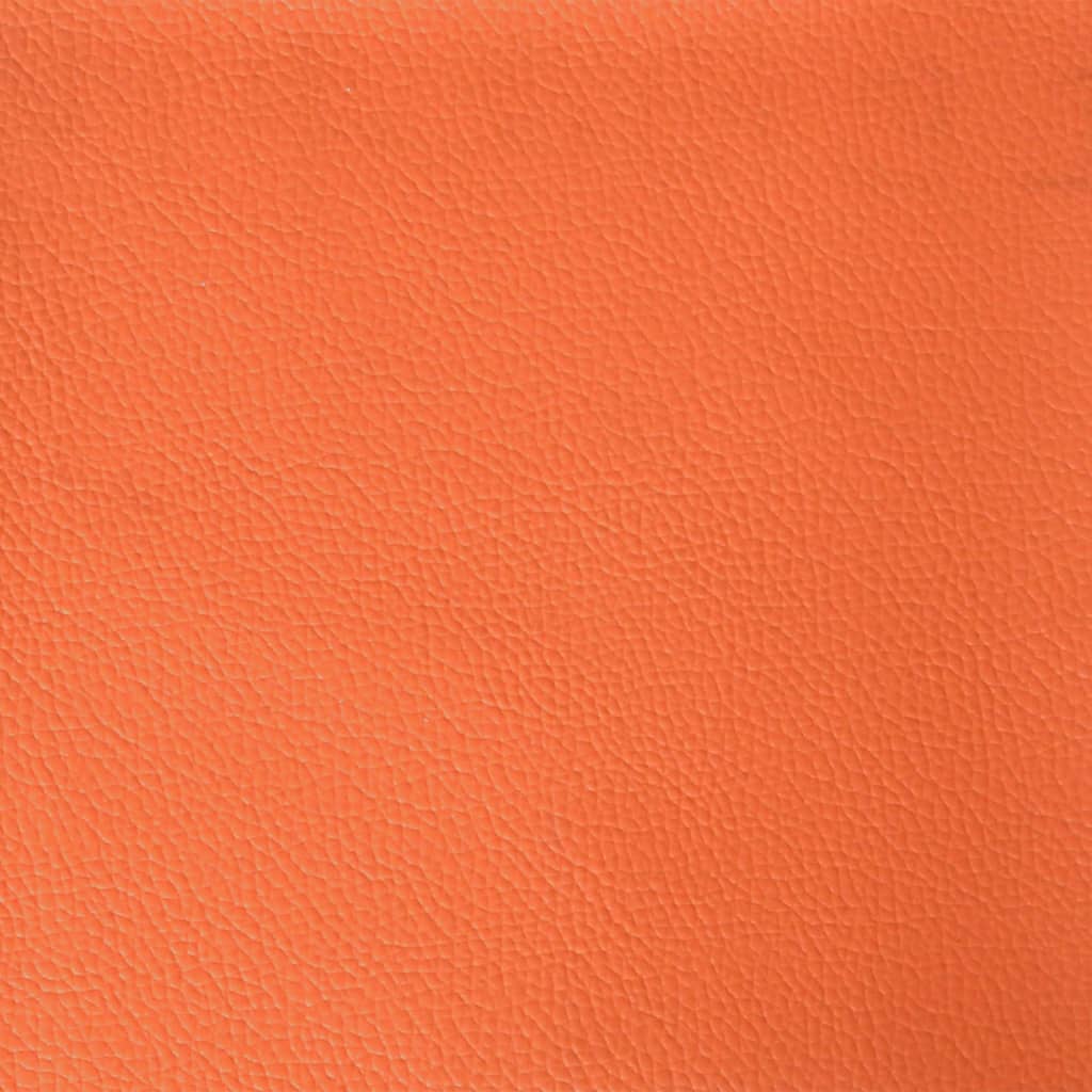 Gaming-Stuhl Schwarz und Orange Kunstleder