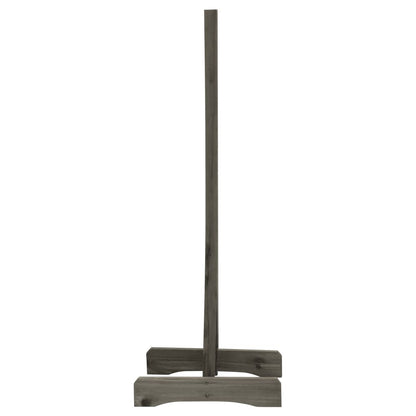 Garten-Rankzaun Grau 150x80 cm Massivholz Tanne