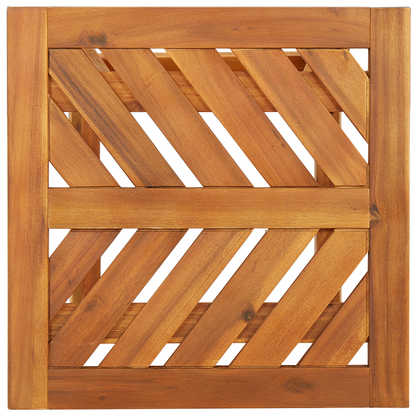 Garten Essgruppe 3 pcs Braun Massivholz Akazie