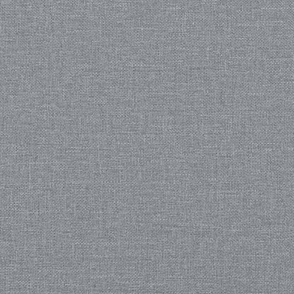 Tagesbett Ausziehbar Hellgrau 100x200 cm Stoff