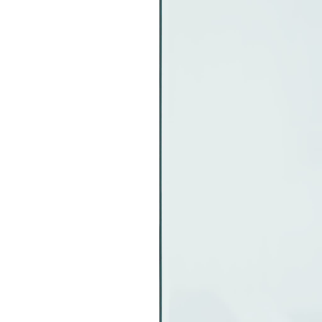 Kaminofen Glasplatte Rechteckig 80x60 cm