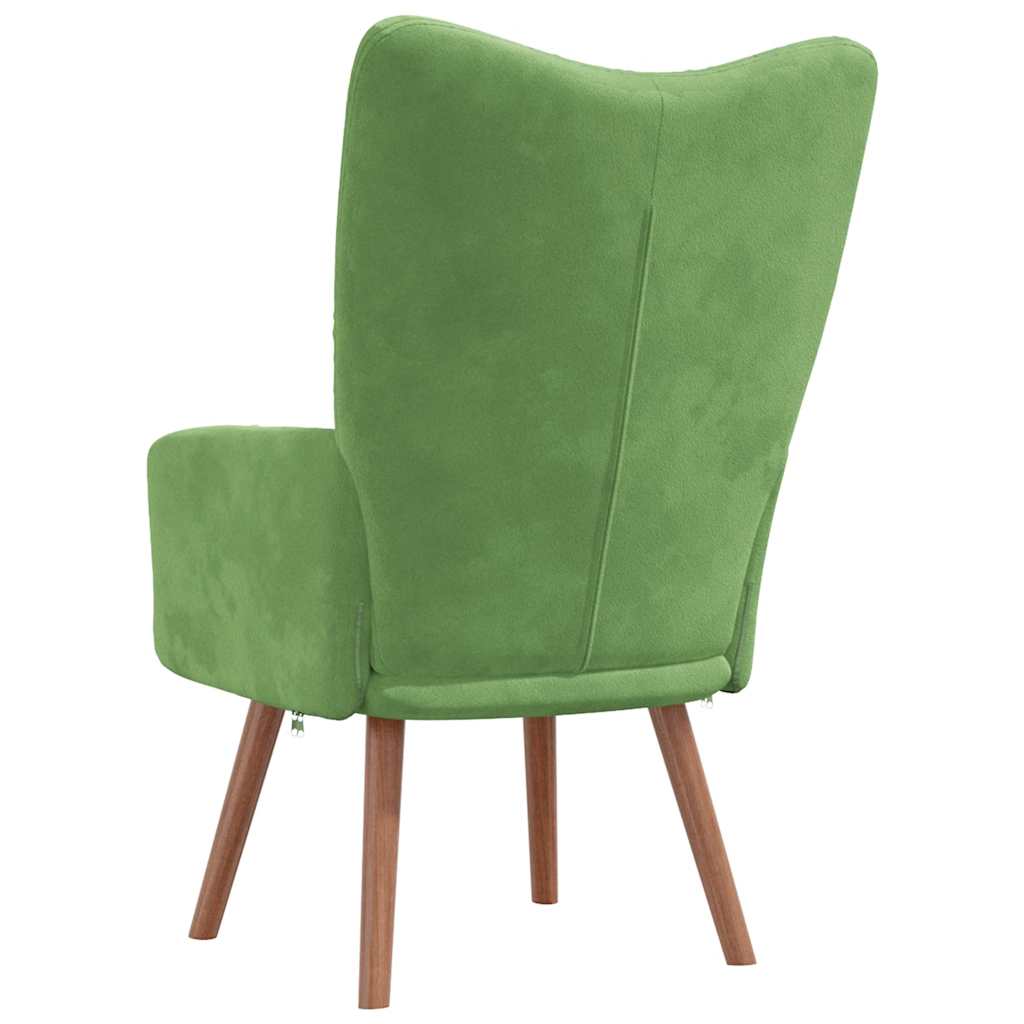 Relaxsessel Hellgrün Samt