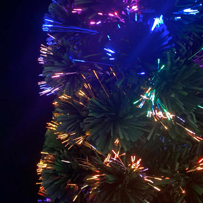 Künstlicher Weihnachtsbaum Schlank mit Ständer und LED 64 cm Glasfaser
