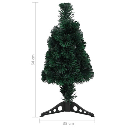 Künstlicher Weihnachtsbaum Schlank mit Ständer und LED 64 cm Glasfaser