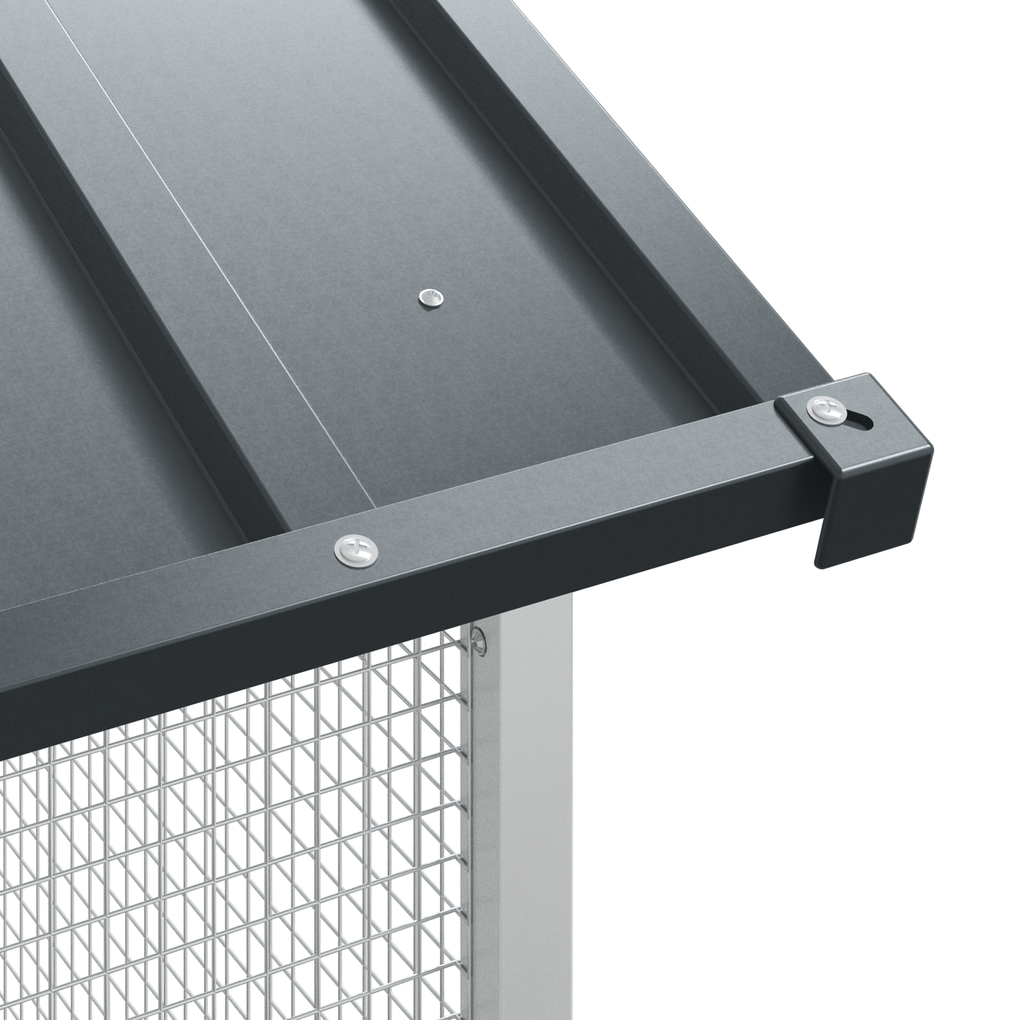 Vogelkäfig Anthrazit 315 x 167 x 200 cm Verzinkter Stahl