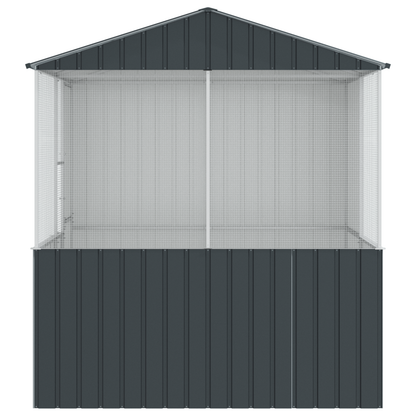 Vogelkäfig Anthrazit 215 x 209 x 230 cm Verzinkter Stahl