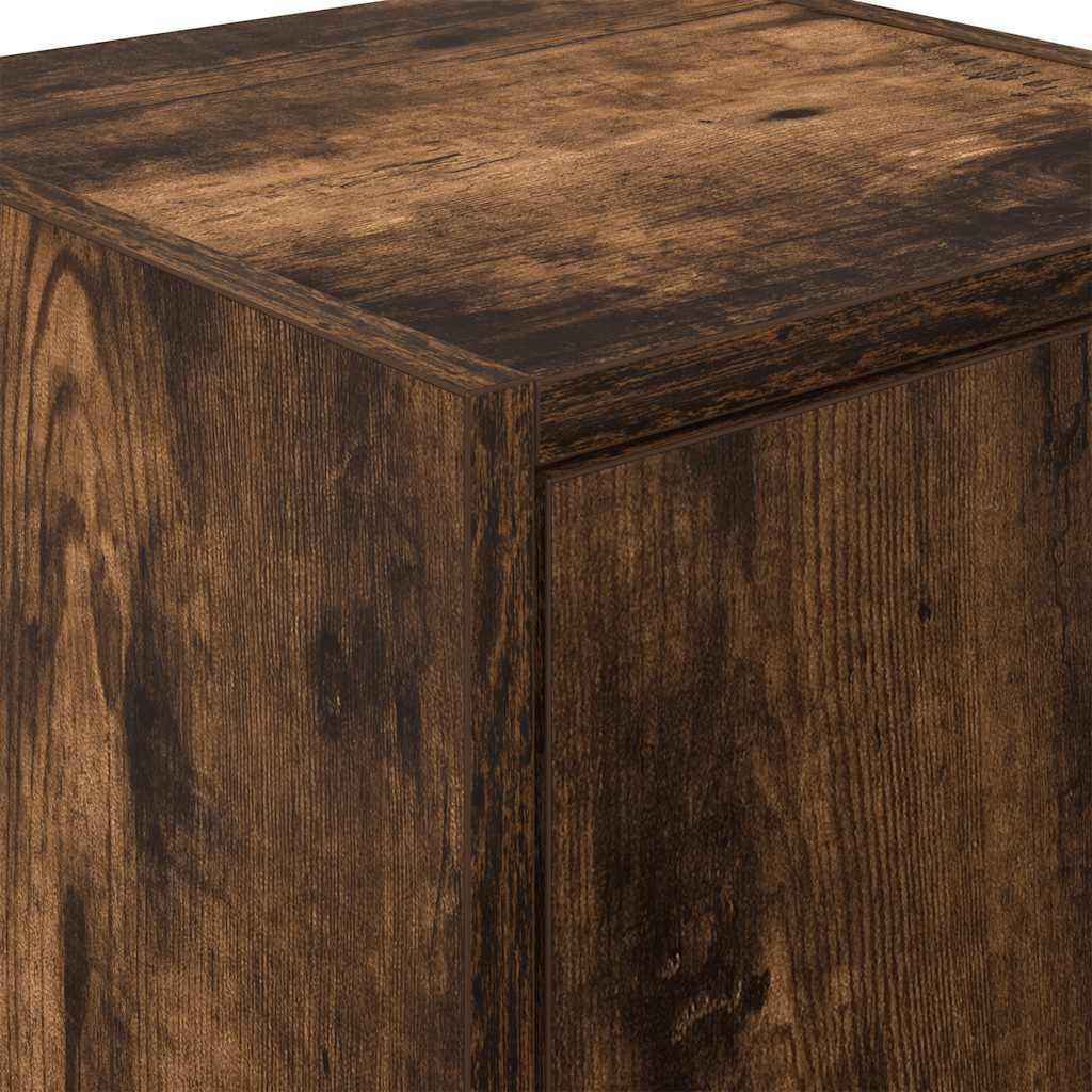 Garagenschränke 2 Stk. Räuchereiche Holzwerkstoff