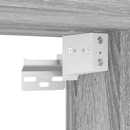 Garagenschränke 2 Stk. Grau Sonoma Holzwerkstoff