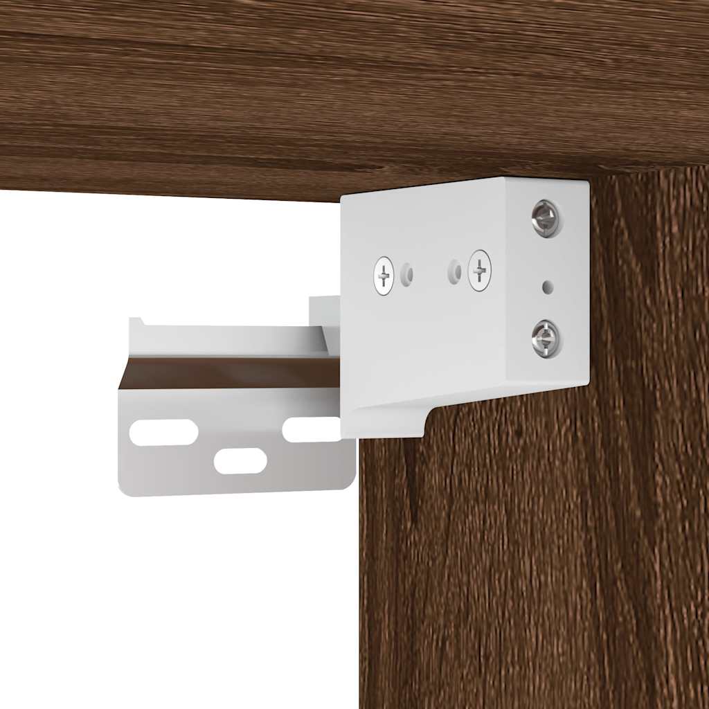 Garagenschränke 2 Stk. Braun Eichen-Optik Holzwerkstoff