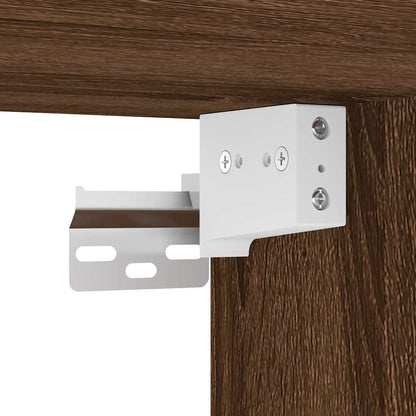 Garagenschränke 2 Stk. Braun Eichen-Optik Holzwerkstoff