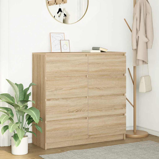 Sideboard Sonoma-Eiche 100x35x99 cm Holzwerkstoff