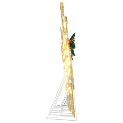 LED Rentiere 7 pcs Gold Stoff