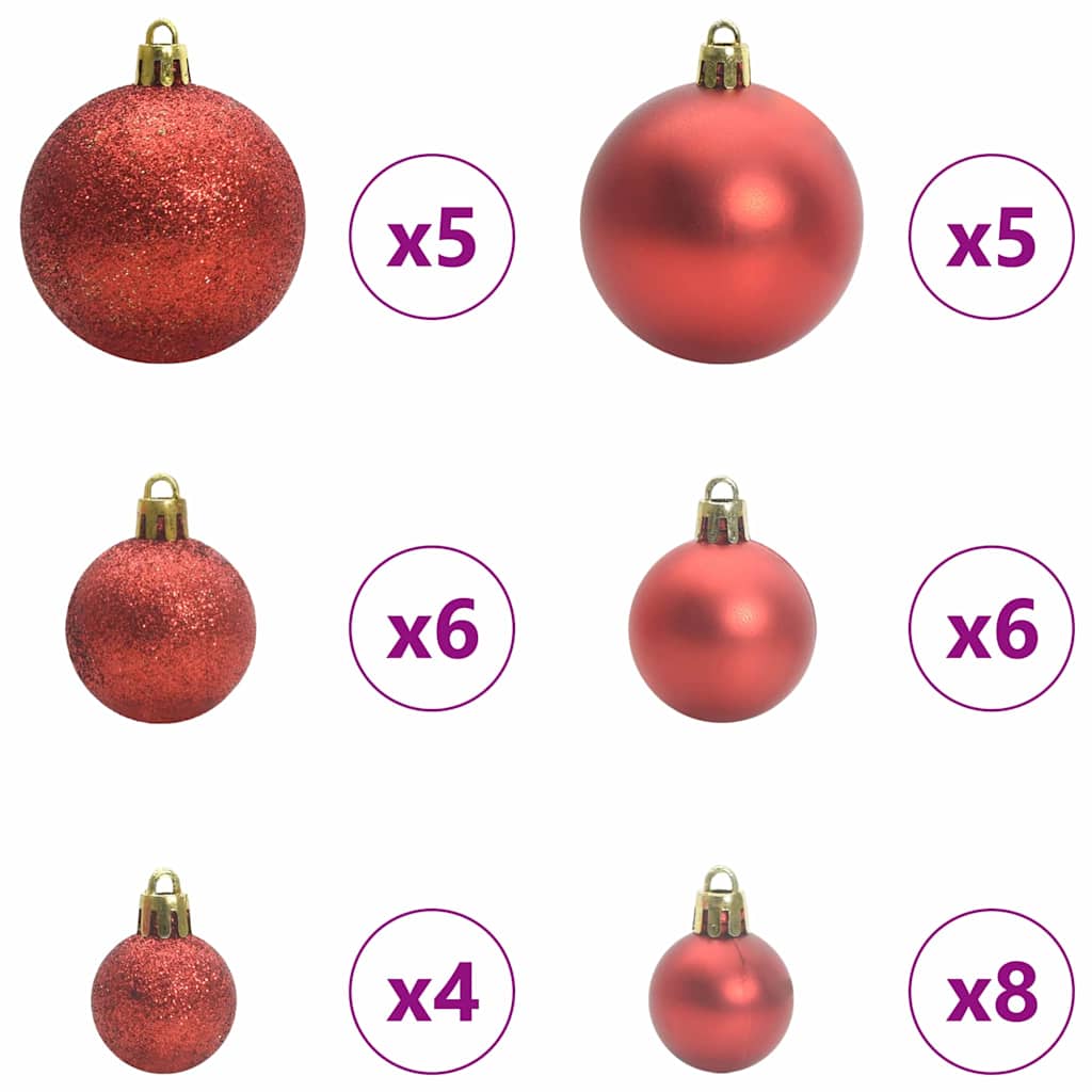 Schlanker Weihnachtsbaum mit 150 LEDs mit Ständer Grün 150 cm