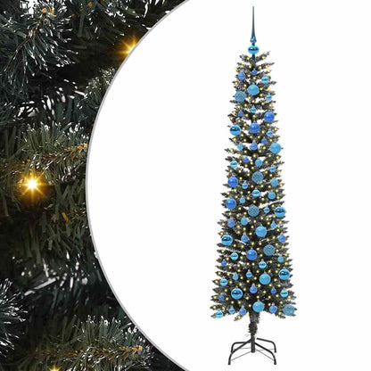 Künstlicher Weihnachtsbaum mit 300 LEDs mit Ständer Grün 180 cm