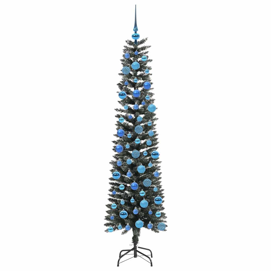 Künstlicher Weihnachtsbaum mit 300 LEDs mit Ständer Grün 180 cm