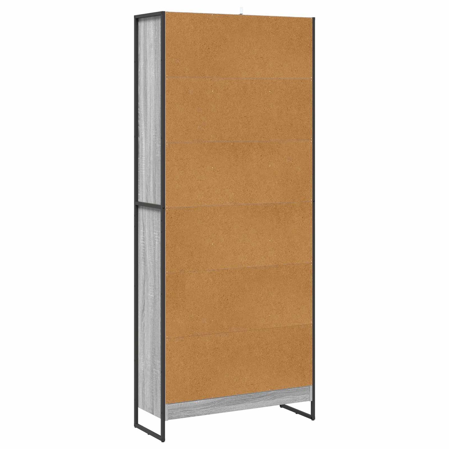 Bücherregal Graues Sonoma 80 x 30 x 155 cm Holzwerkstoff