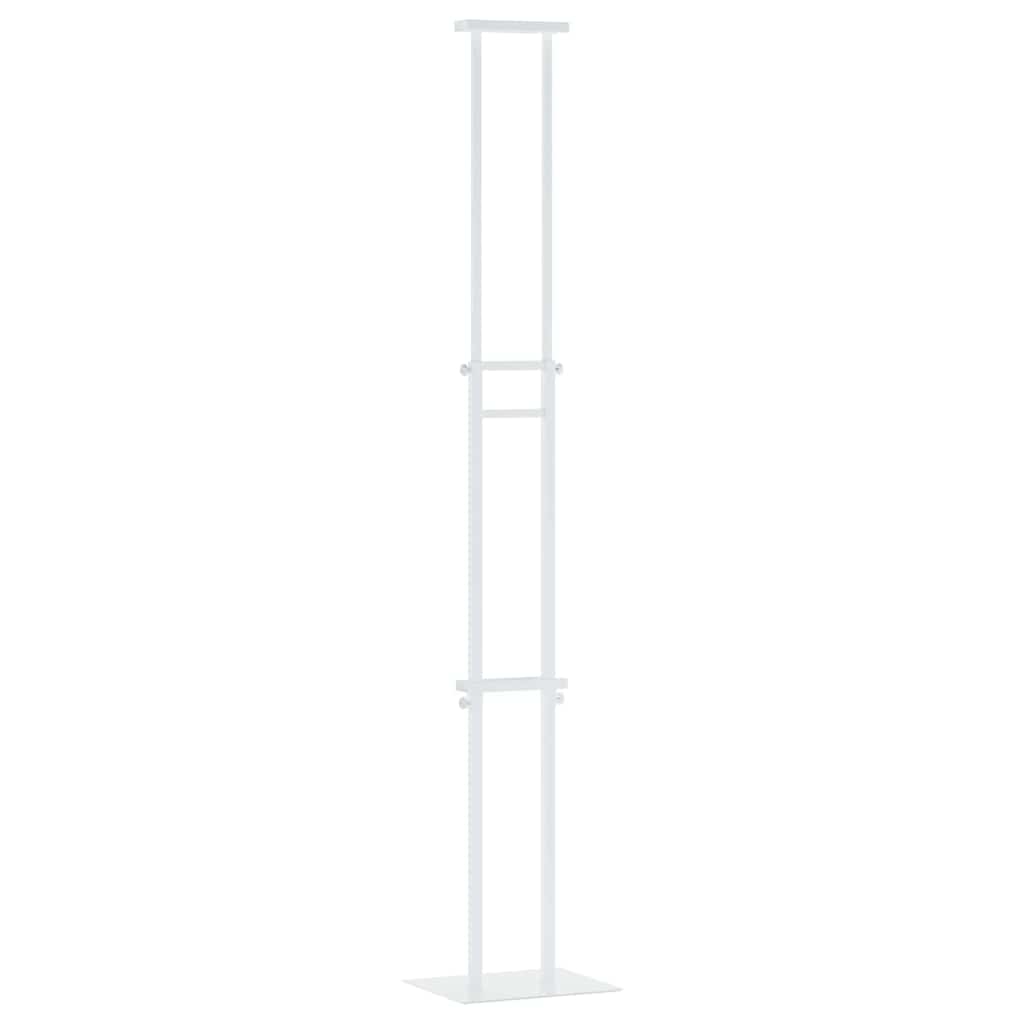 Messestände 2 pcs Weiß 30 x 24 x 208 cm Eisen