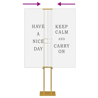 Messestände 2 pcs Gold 30 x 24 x 208 cm Eisen