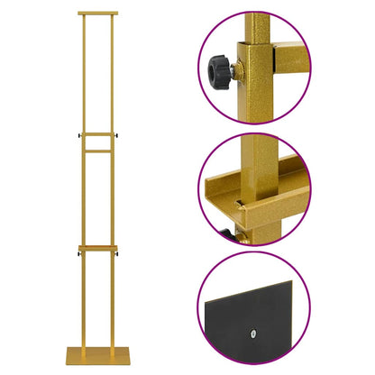 Messestände 2 pcs Gold 30 x 24 x 208 cm Eisen