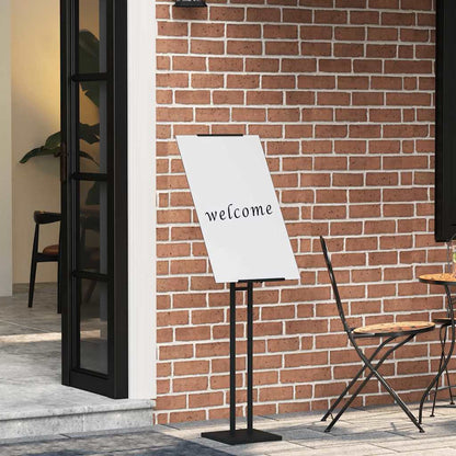 Messestände 2 pcs Schwarz 26,5 x 26,5 x 127 cm Stahl