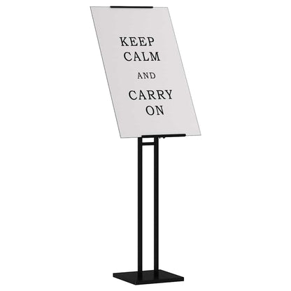 Messestände 2 pcs Schwarz 26,5 x 26,5 x 127 cm Stahl