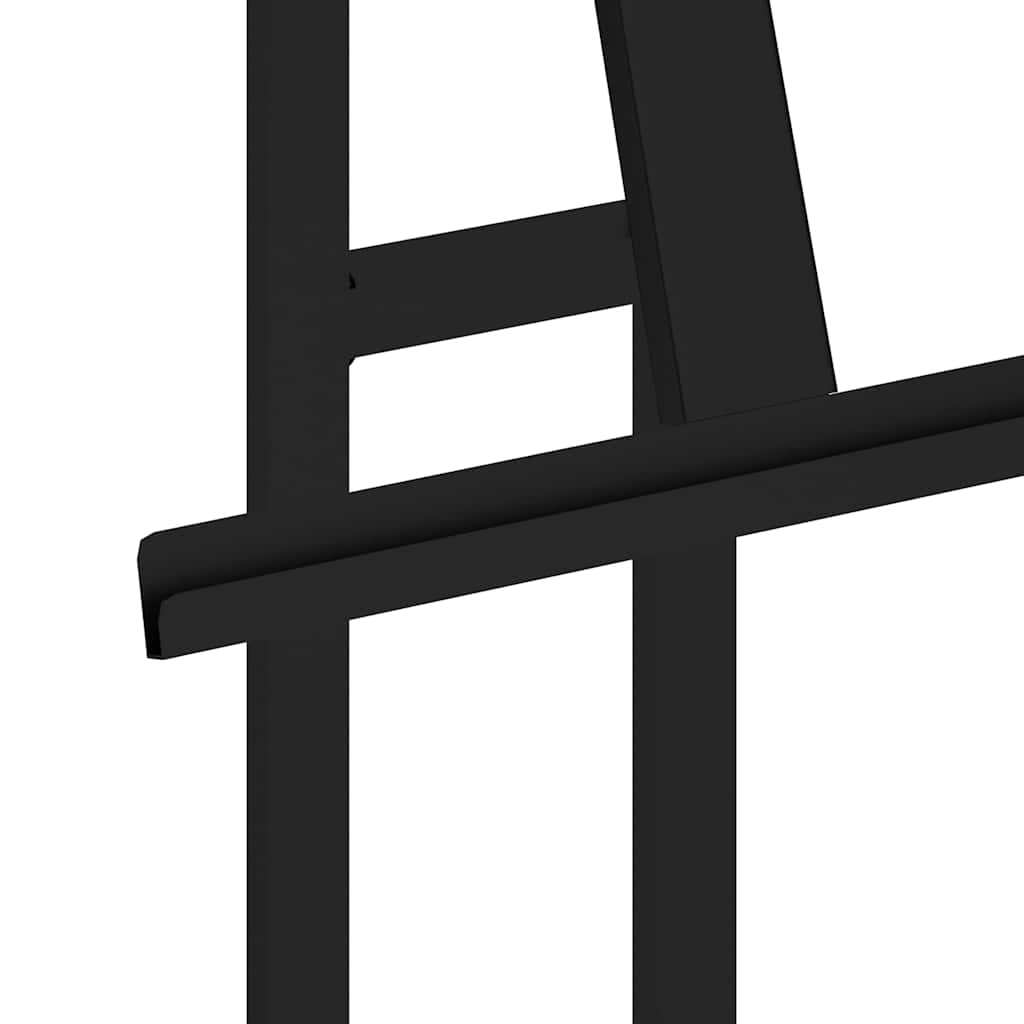 Messestände 2 pcs Schwarz 26,5 x 26,5 x 127 cm Stahl