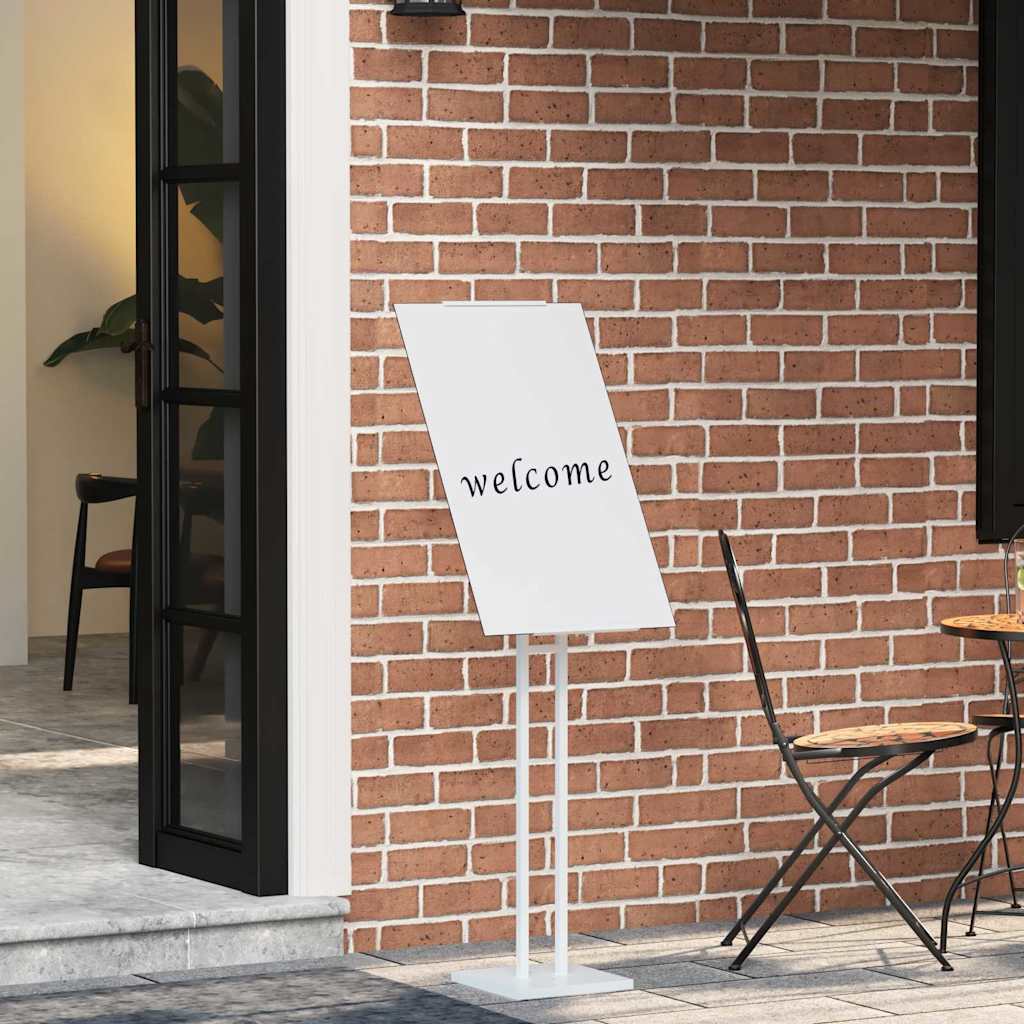 Messestände 2 pcs Weiß 26,5 x 26,5 x 127 cm Stahl