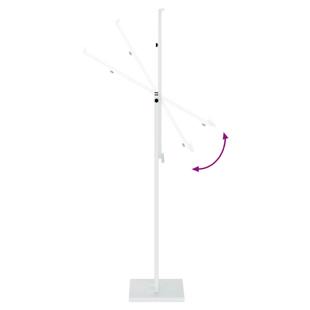 Messestände 2 pcs Weiß 26,5 x 26,5 x 127 cm Stahl